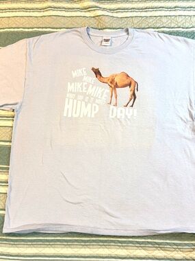 Hump Day Camel 'Guess What Day It Is' Geico Commercial Parody T-Shirt Size 3XL